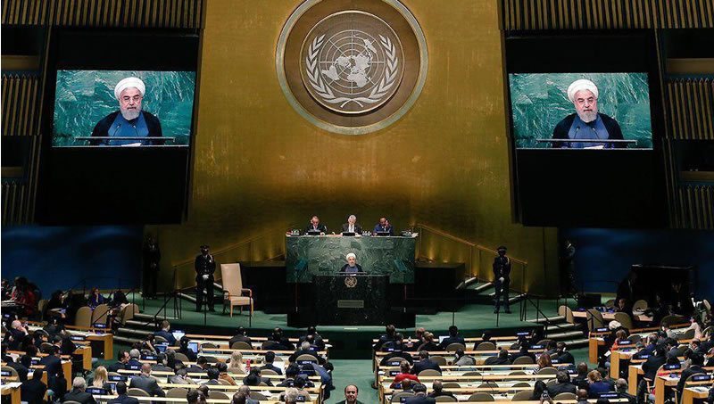 سخنرانی روحانی در مجمع عمومی سازمان ملل