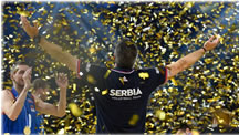 قهرمان صربستان در ليگ واليبال اروپا