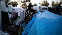 حریق و شورش در اردوگاه لسبوس یونان