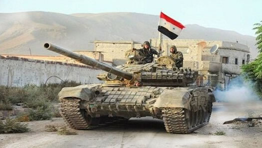 يک تانک ارتش سوريه