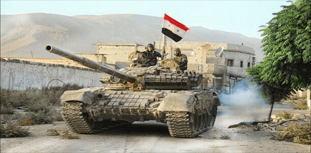 یک تانک ارتش سوریه
