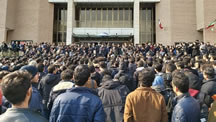 اعتراض دانشجويی در دانشگاه شريف