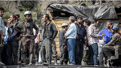 اعتصاب کارگران معادن ذغال سنگ کرمان