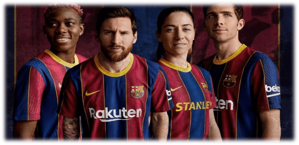 پیراهن بارسلونا برای فصل 21-2020
